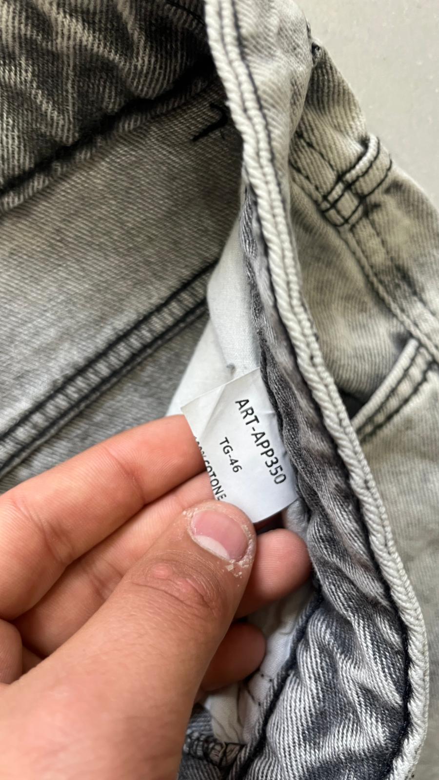 Denim Grey Balloon (M) Super Baggy Fit