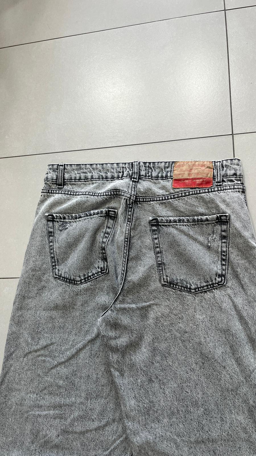 Denim Grey Super Baggy Fit Balloon (XL)