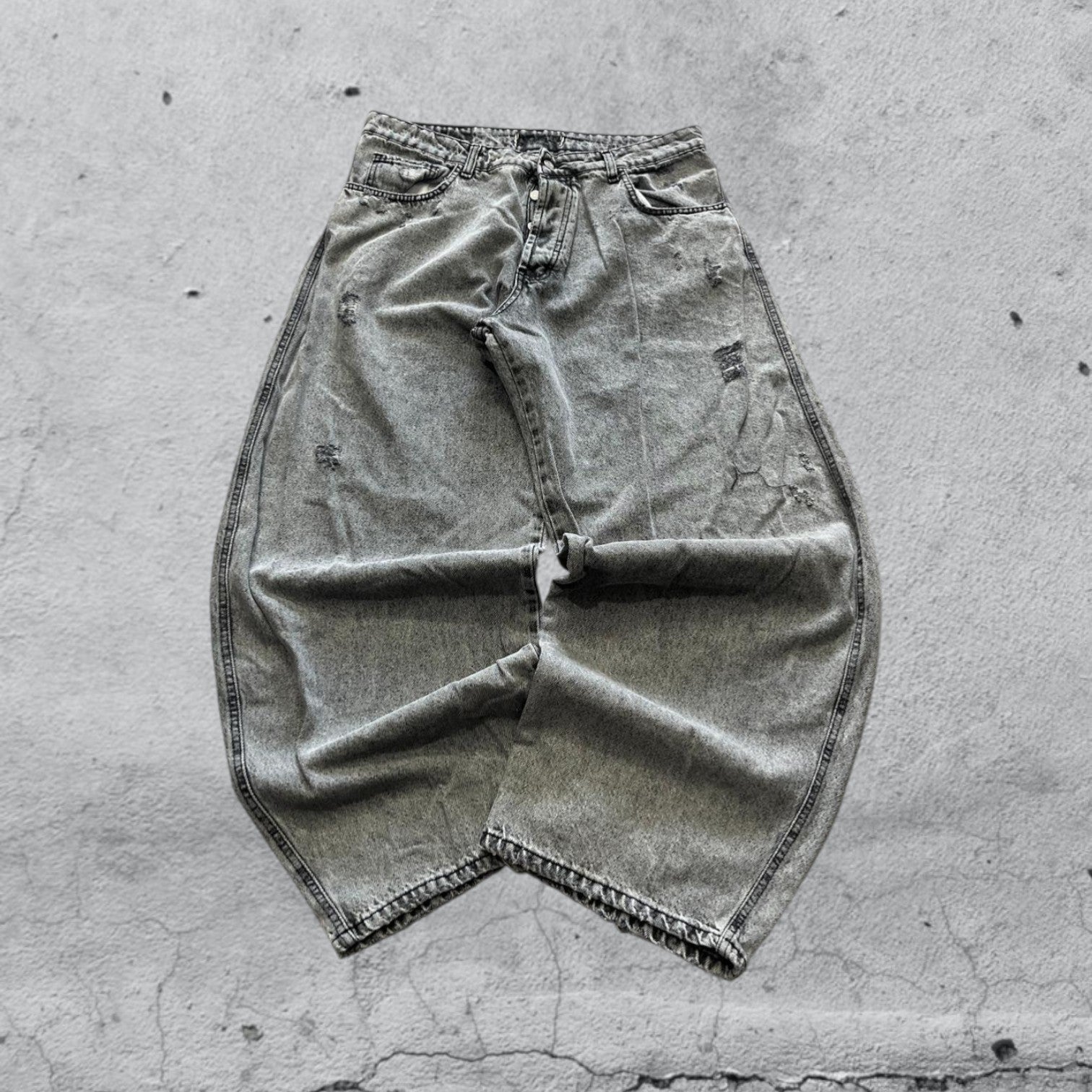 Denim Grey Super Baggy Fit Balloon (XL)
