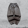 Leather Pants Balloon Fit - Ecopelle Baggy Fit (XS)
