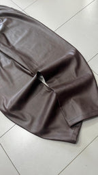 Leather Pants Balloon Fit - Ecopelle Baggy Fit (XS)