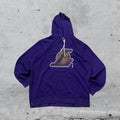Felpa Los Angeles Lakers Adidas (XL) Viola