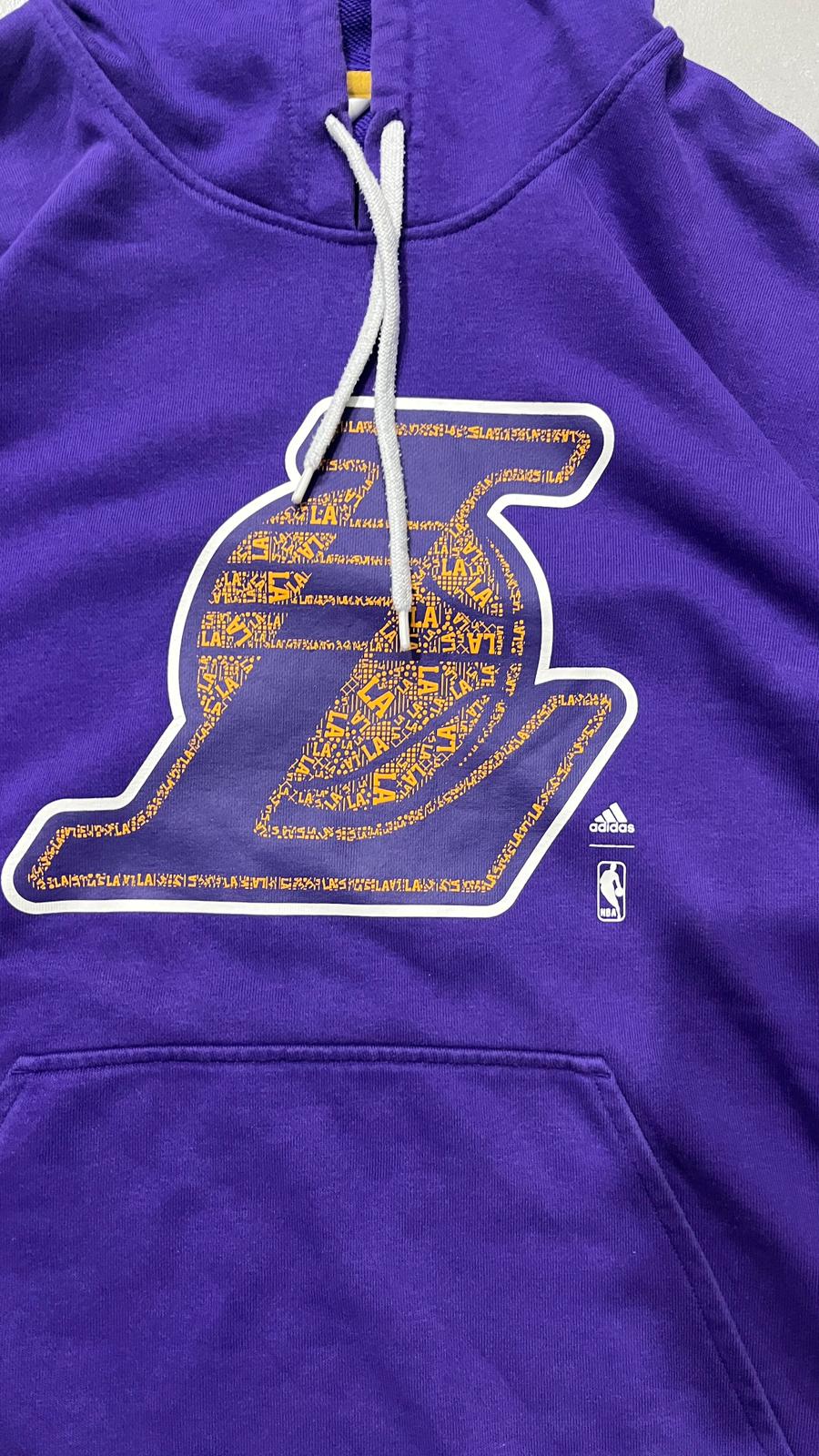 Felpa Los Angeles Lakers Adidas (XL) Viola