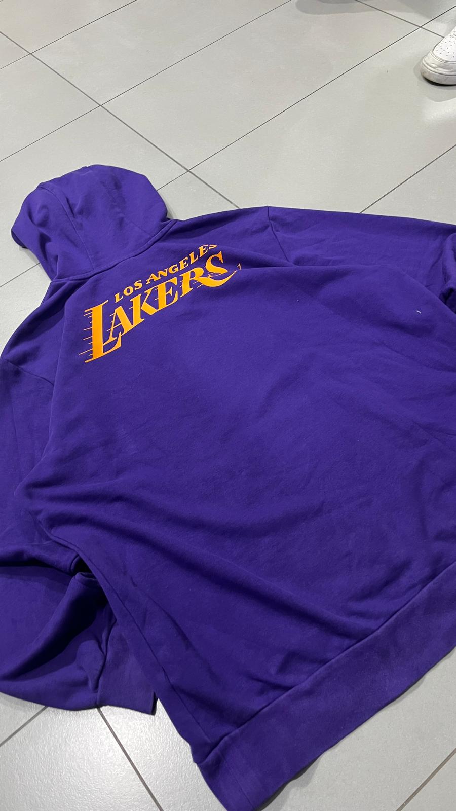 Felpa Los Angeles Lakers Adidas (XL) Viola