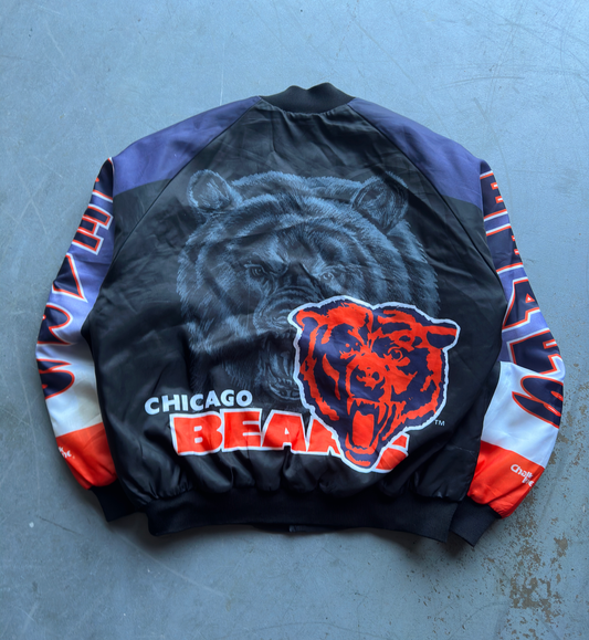 Chicago Bears Chalk Line Vintage Fanimation Jacket Size XL