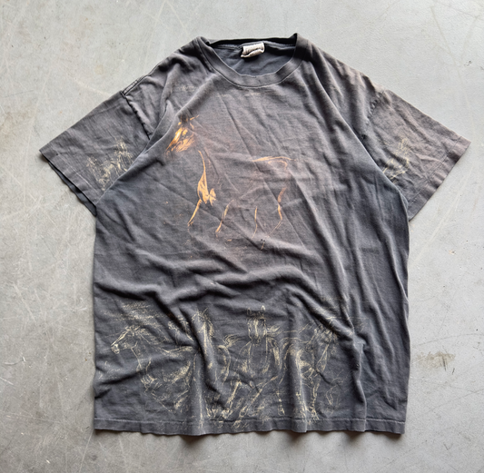 Animal Vintage Faded T-shirt Size L
