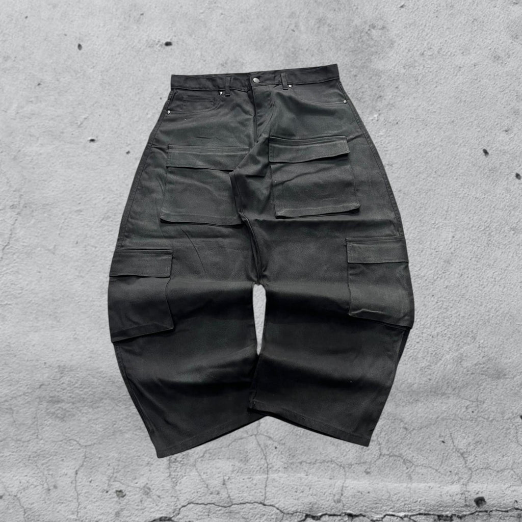 Denim Pants Super Baggy Cargo Pants Fit (M)
