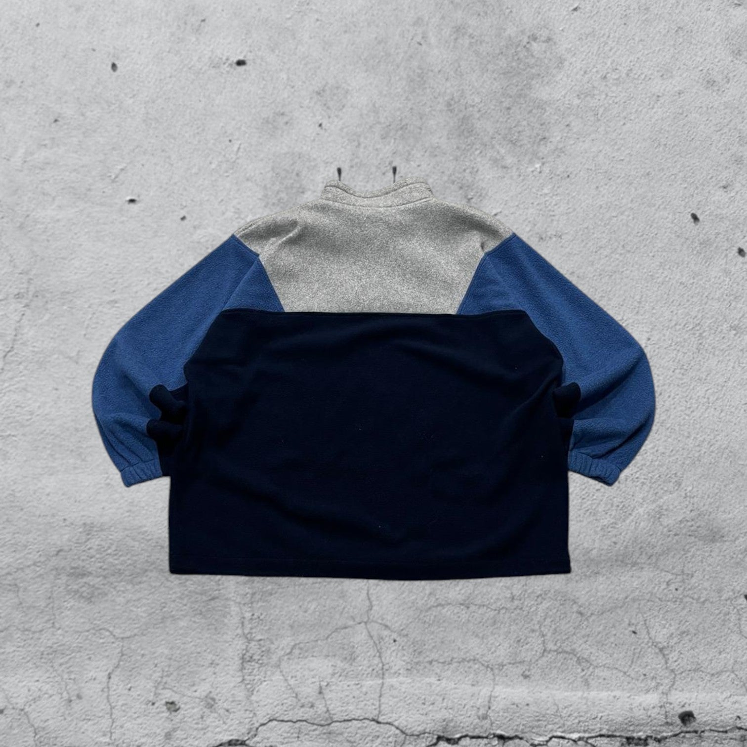 Maglione Pile Lacoste Multicolor 1/4 Zip Vintage Y2K 90s 00s American Style Hip-Hop (XXL)