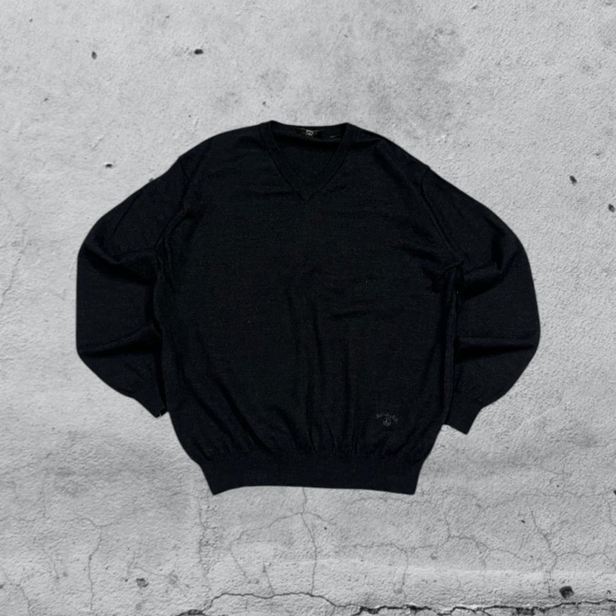 Sweater Navigare - Maglioncino con Ricamo Vintage Y2K 90s 00s American Style Hip-Hop (XXL)