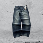 Denim Baggy Fit Enyce Blu Wash Embroidered (S)