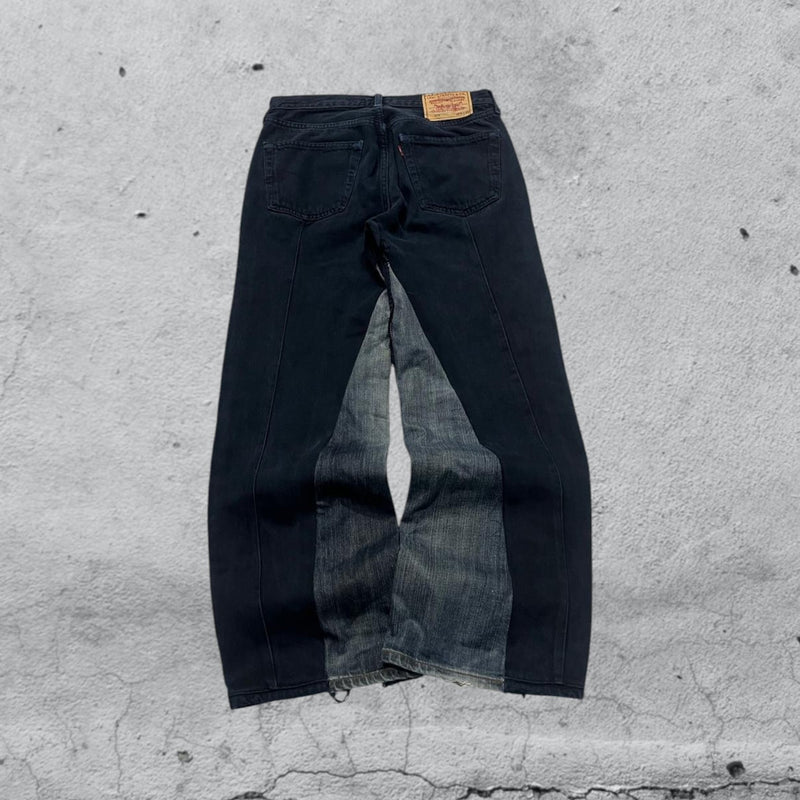 Denim Levis Custom Vintage Y2K 90s 00s American Style Hip-Hop (S)