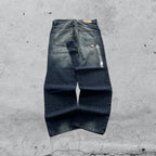 Denim Baggy Fit Enyce Blu Wash Embroidered (S)