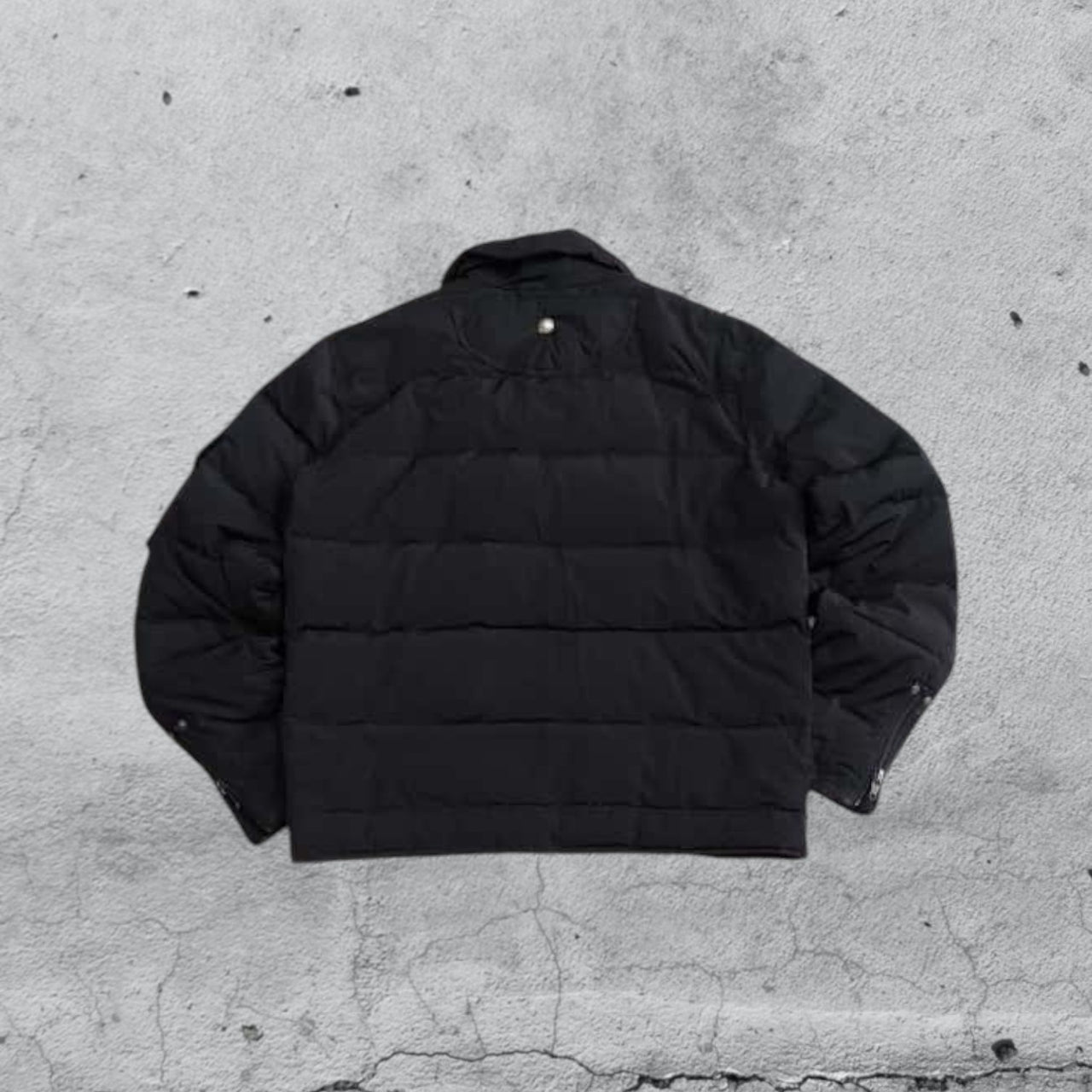 Bomber Giubbotto Nero Bomb Boogie Vintage Y2K 90s 2000s American Style Hip Hop Rave (M)