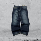Denim Jeans Enyce Embroidered Washed Baggy Fit (XL)