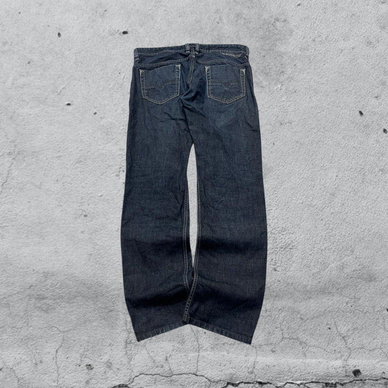 Denim Jeans Diesel Straight Fit Vintage Y2K 90s 00s American Style Hip-Hop (L)