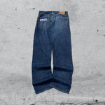 Denim Levis 505 Baggy Fit Custom "Israel" Vintage Y2K 90s 00s American Style Hip-Hop (M)
