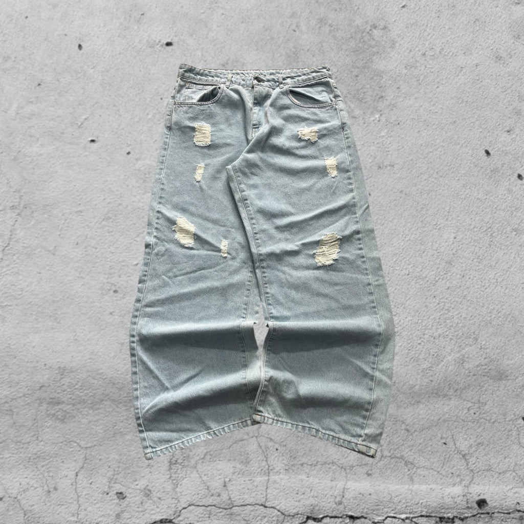 Denim Jeans Super Baggy Washed (XL)