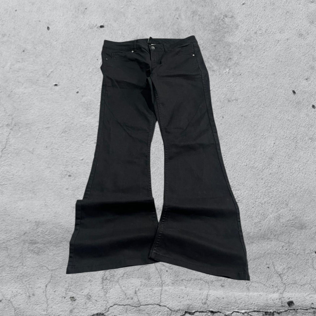 Denim Jeans Bootcut Flare Black  (S)