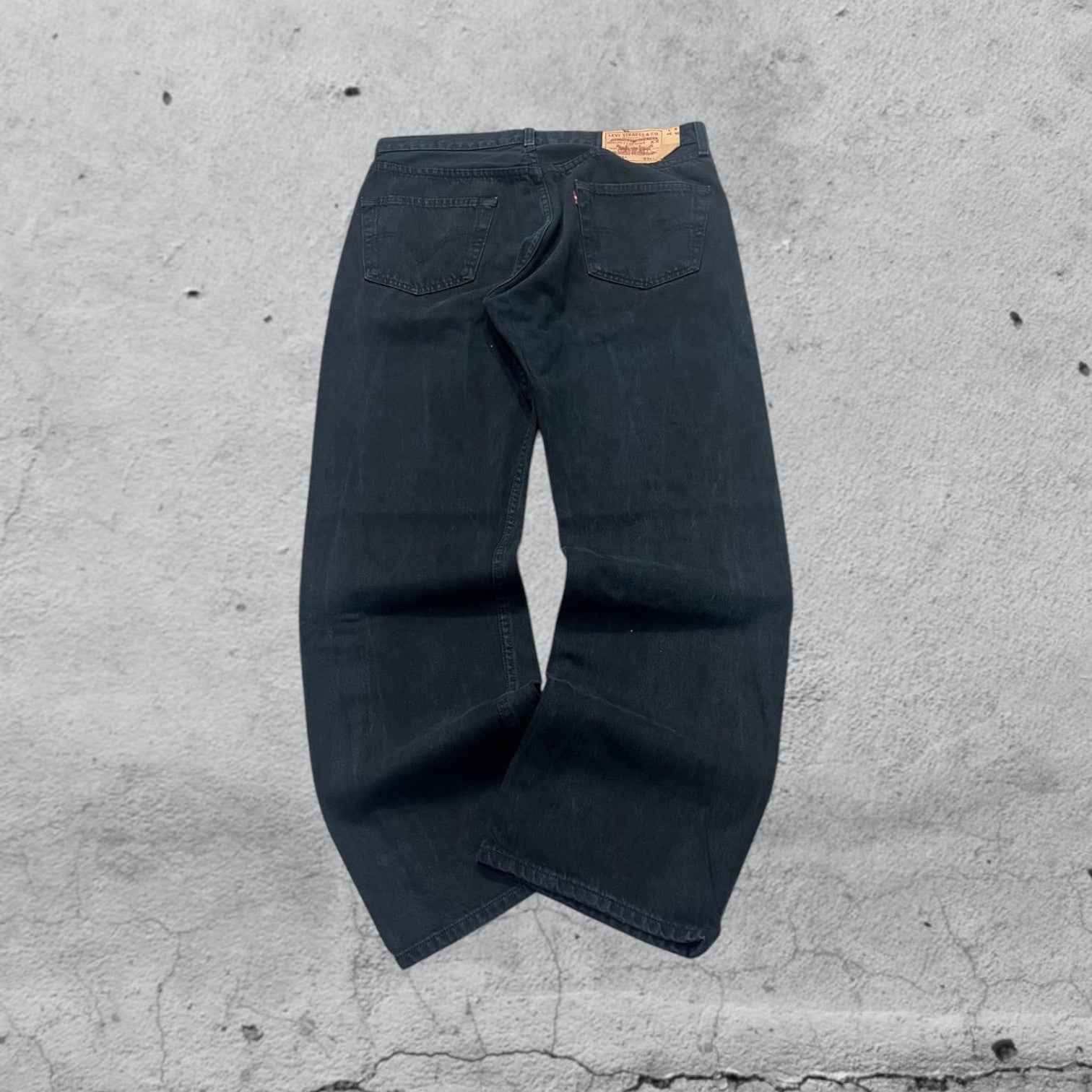 Denim Levis 501 Black Straight Fit (L) W34 L30