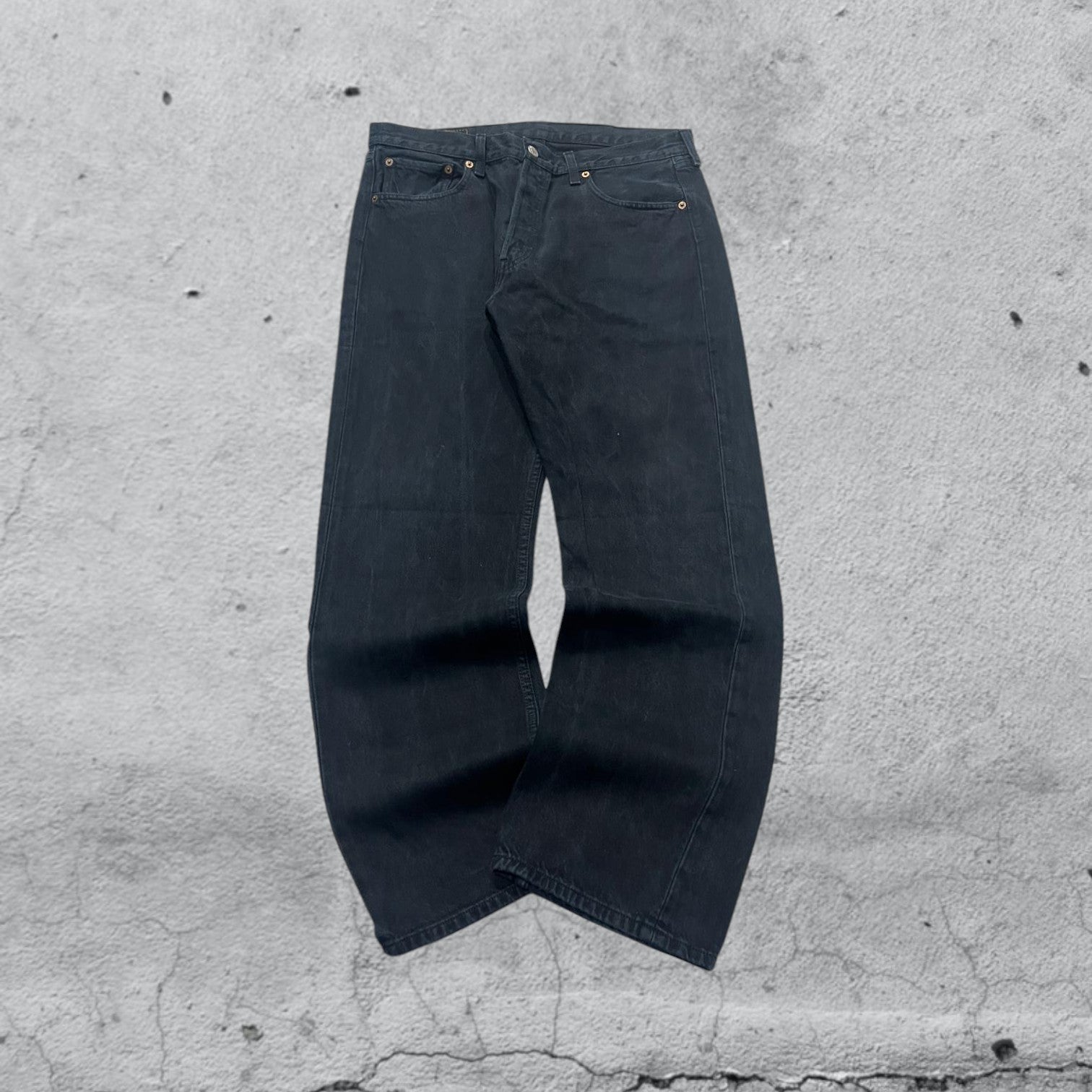 Denim Levis 501 Black Straight Fit (L) W34 L30