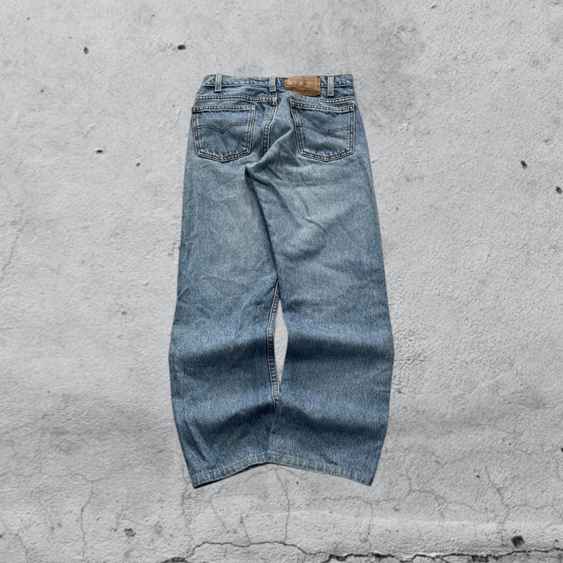 Denim Levis 505 Straight Fit Vintage Y2K 90s 00s American Style Hip-Hop (XXS)