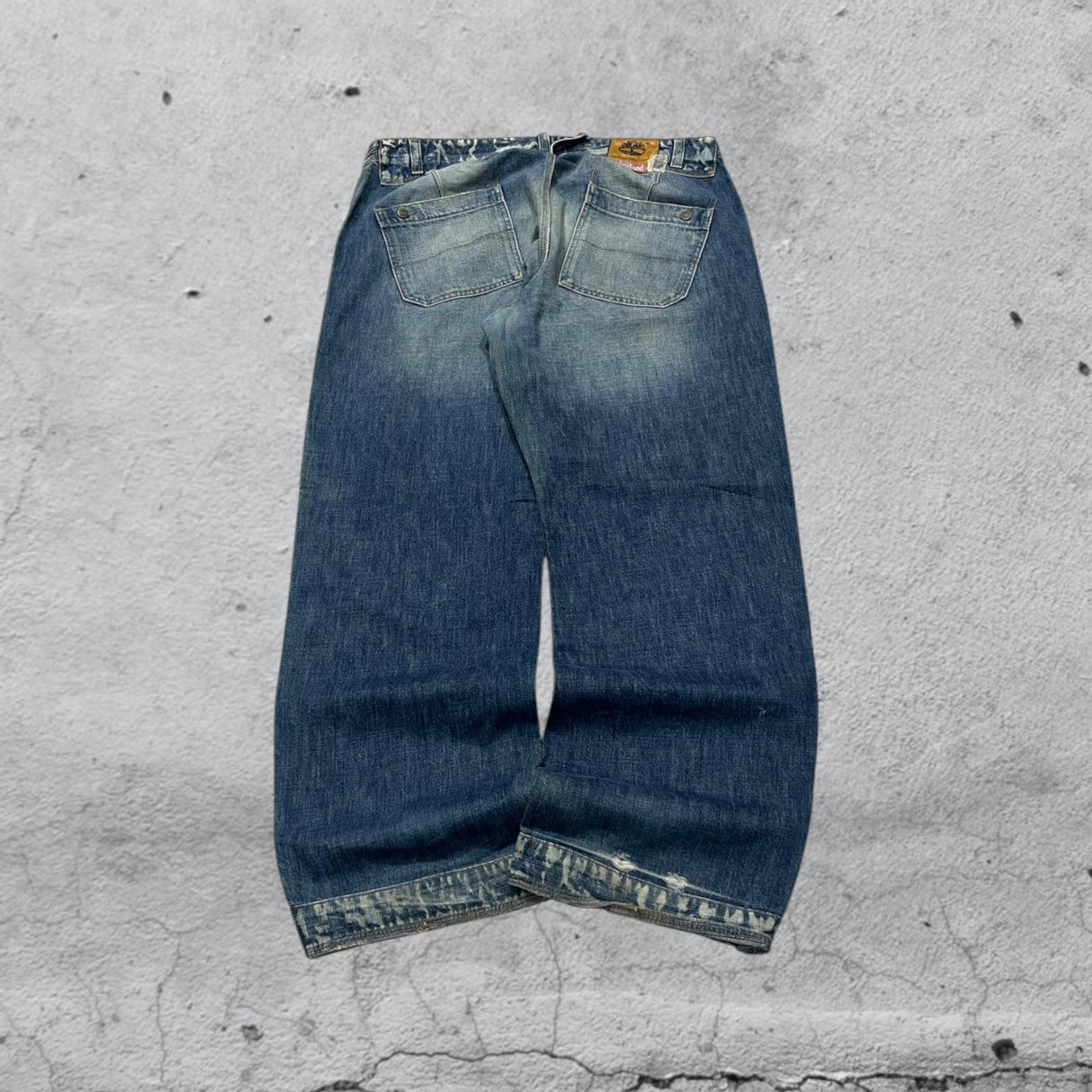 Jeans Denim Washed Baggy Fit Timberland  (XXL)