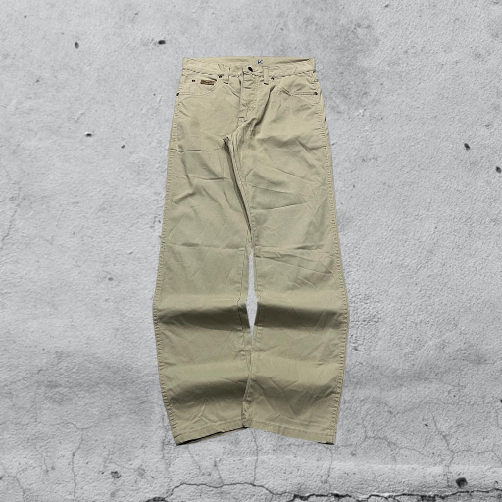 Denim Wrangler Straight Fit Beige  (M)