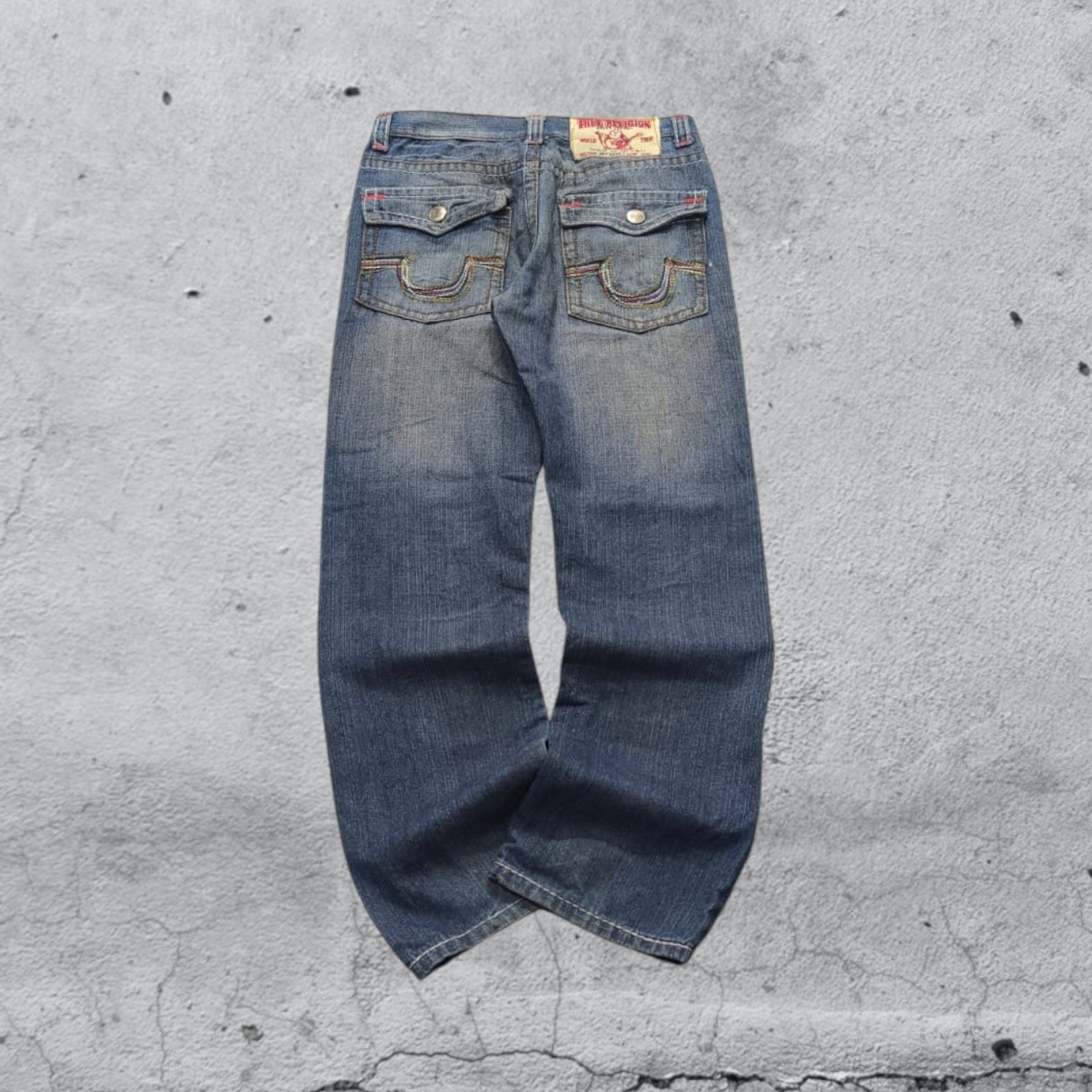 Denim Jeans True Religion Washed Straight Fit (S)
