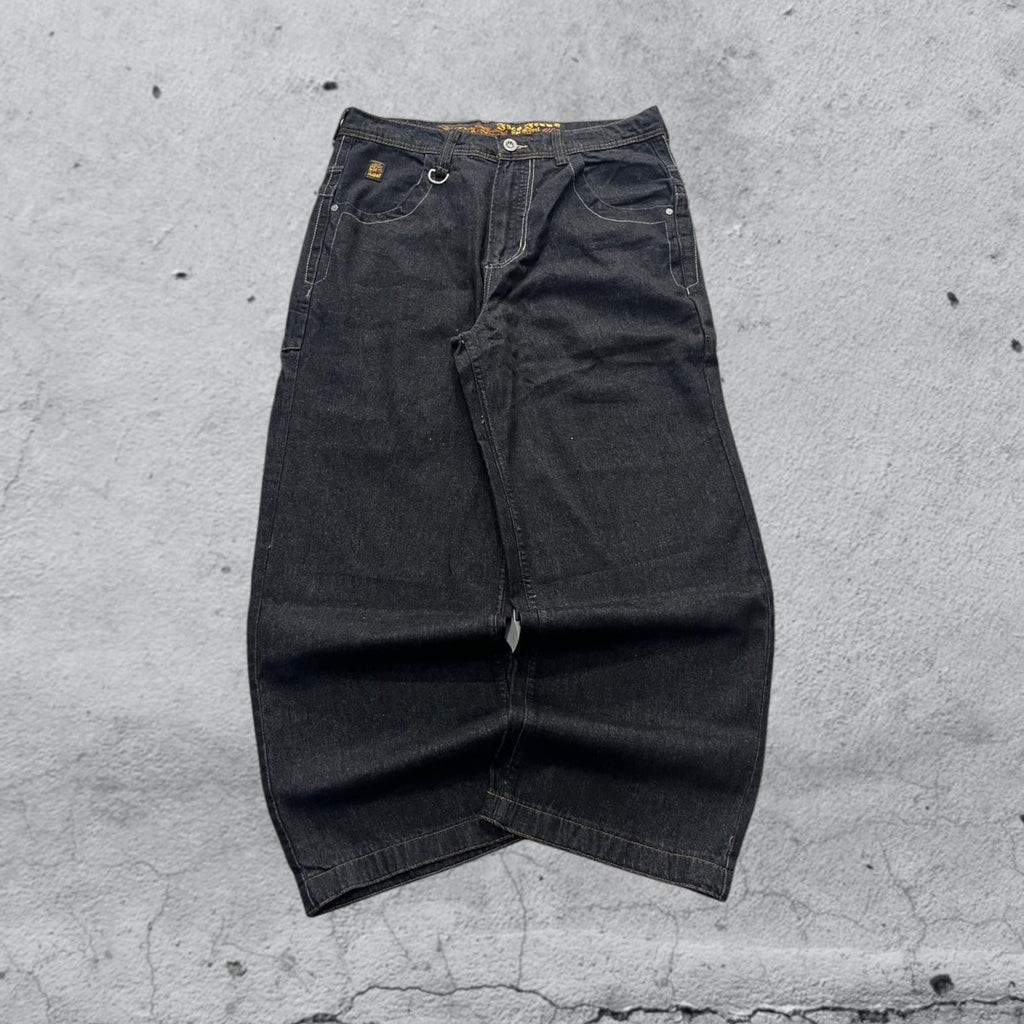 Denim JNCO Jeans Original Super Baggy Fit Embroidered American Hip-Hop (L)