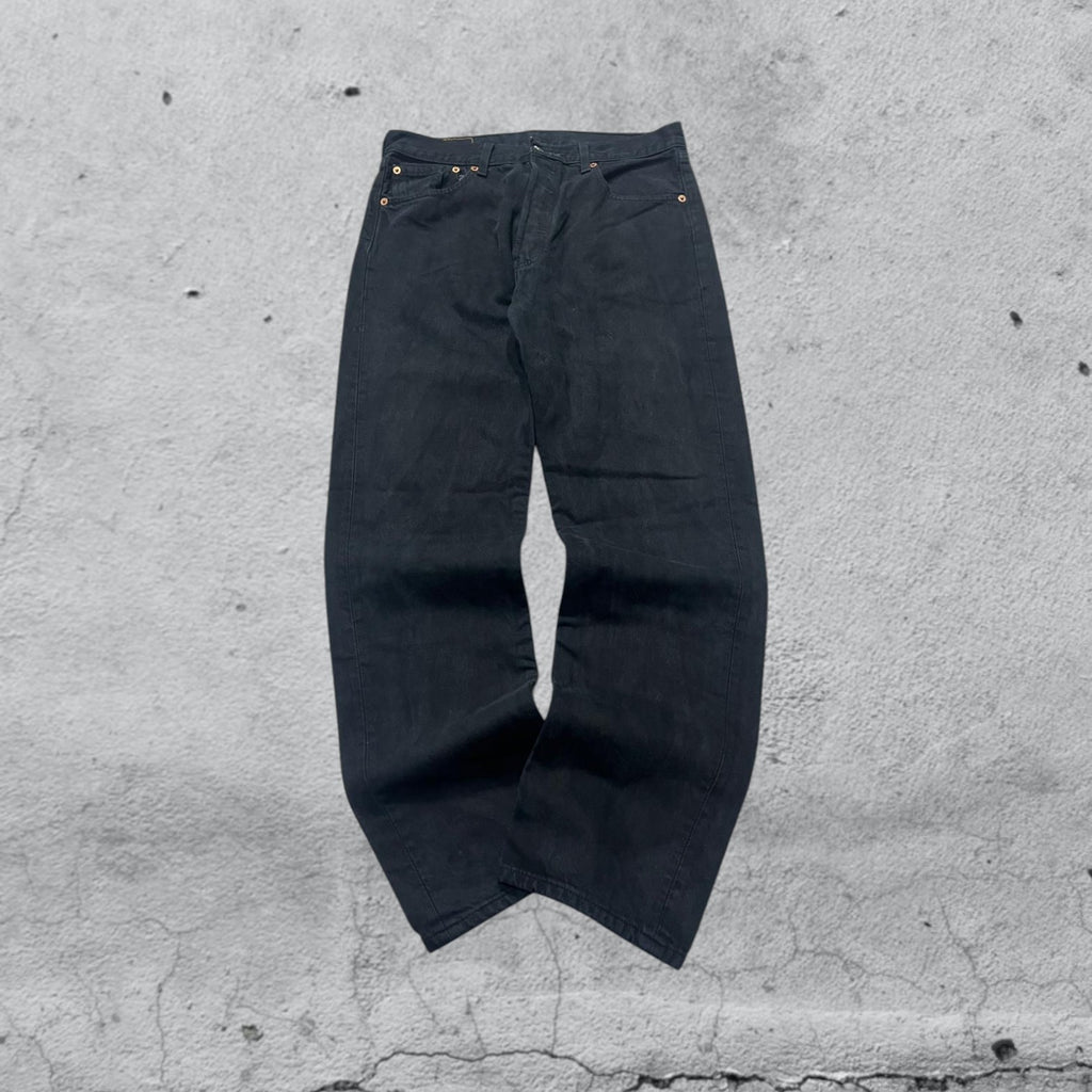 Denim Levis 501 Straight Fit Black NO Label (M)