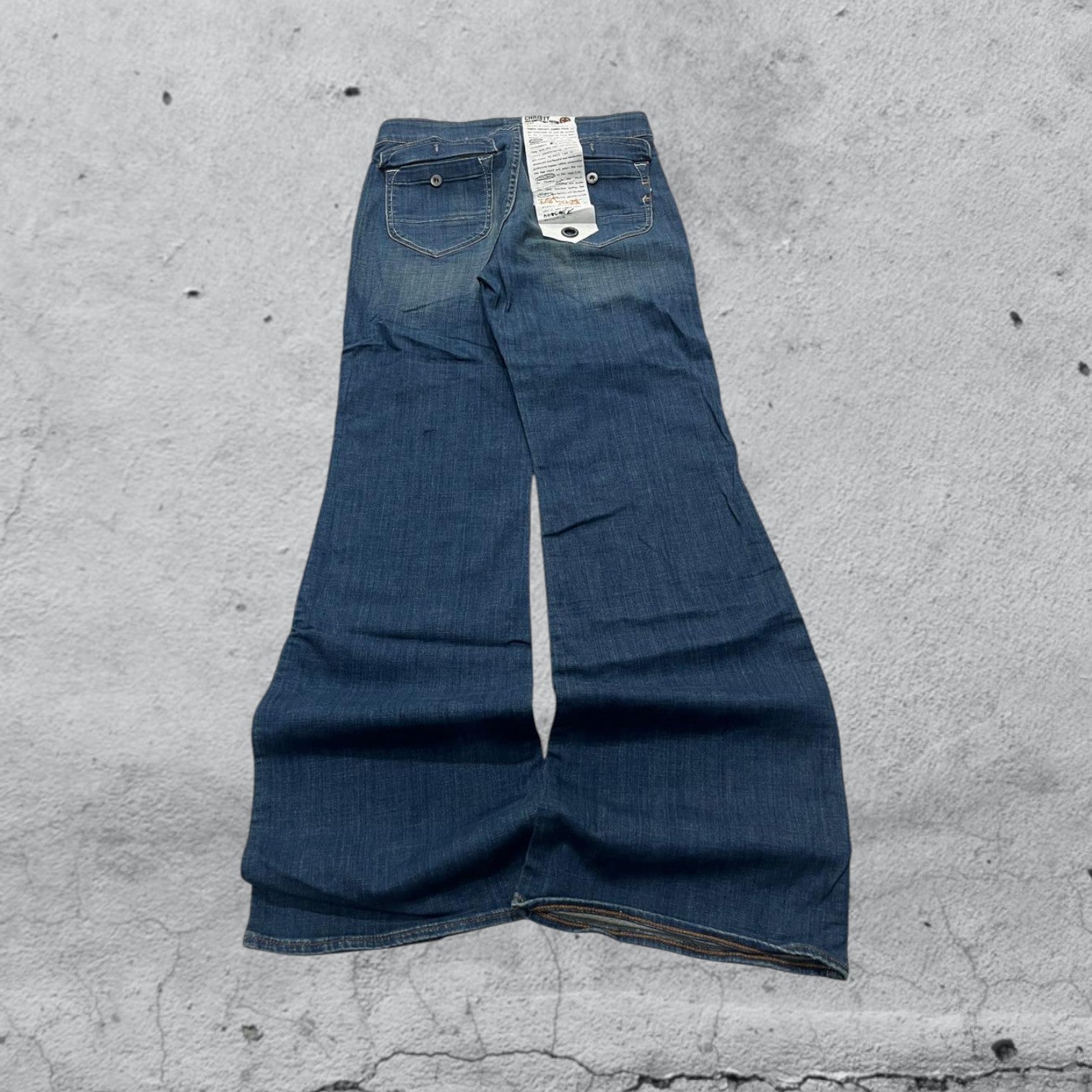 Denim Jeans Baggy Fit Washed  (XS)