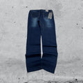 Denim Jeans Embroidered Straight Fit  (M)