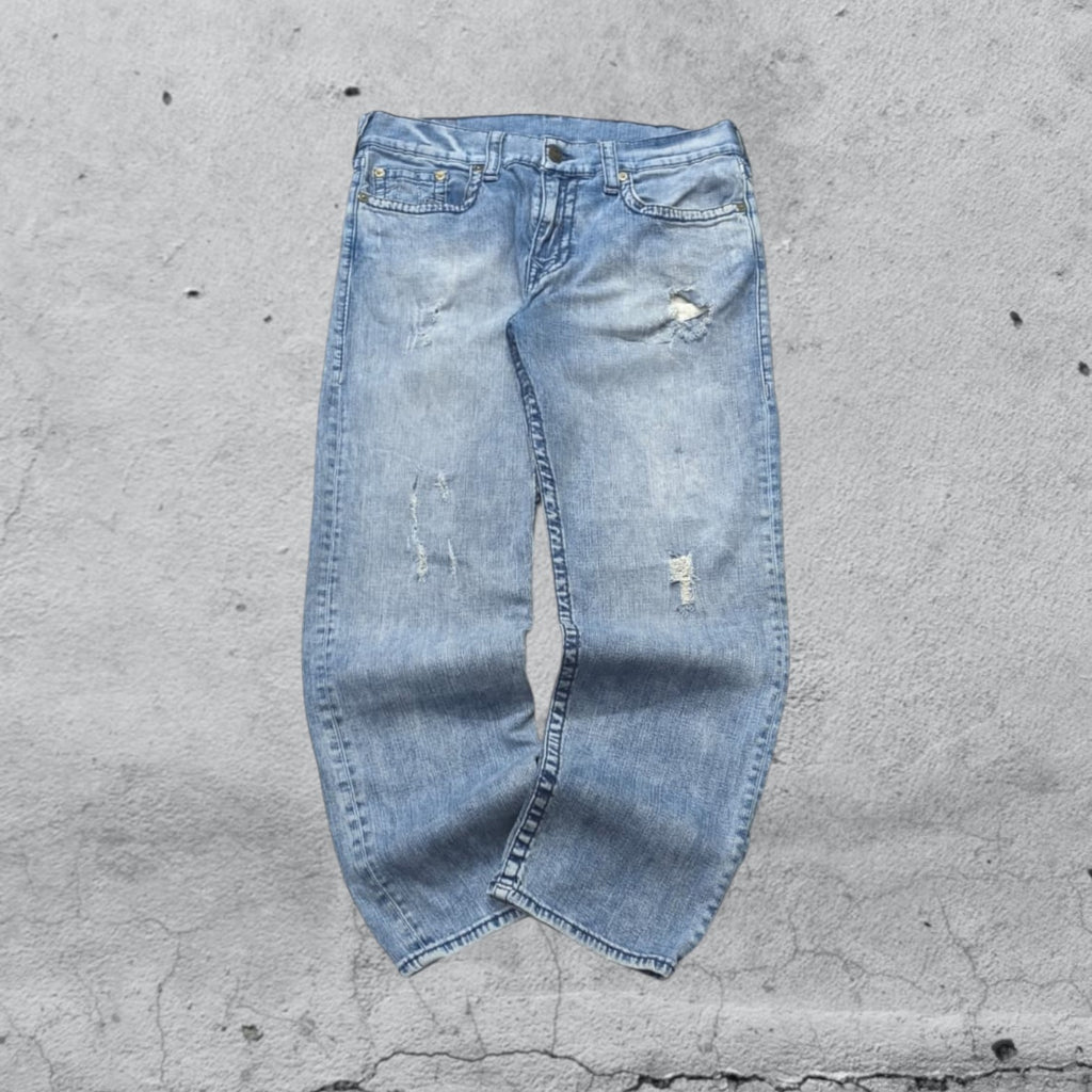 Denim Jeans True Religion Straight Fit Light Blue (L)