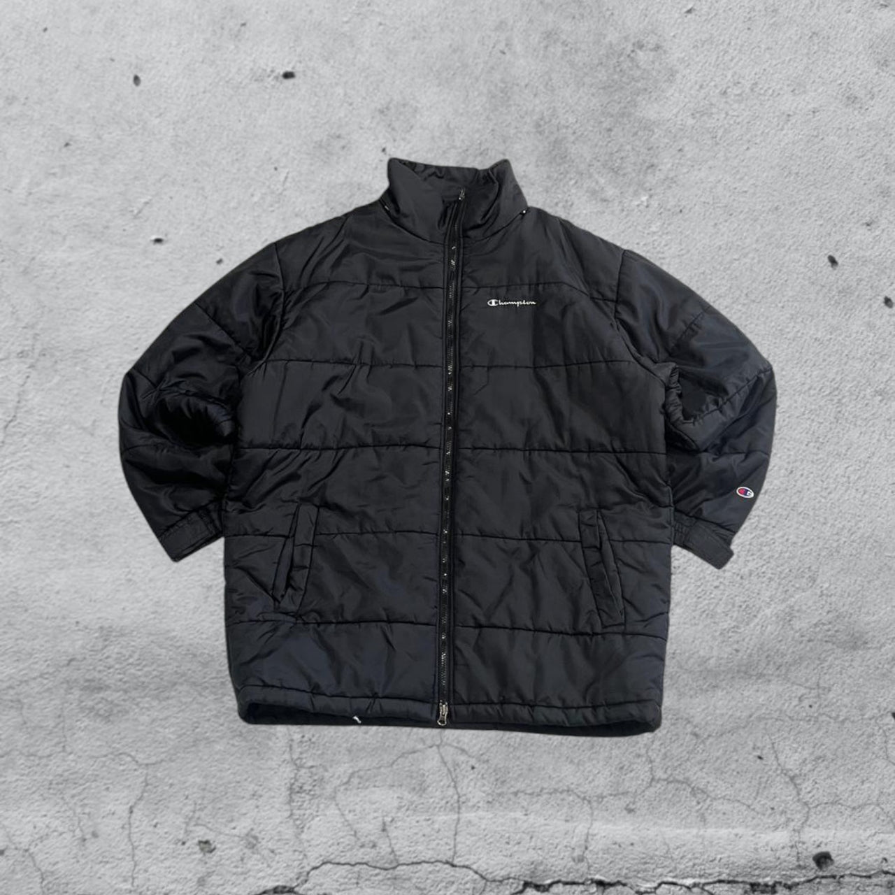 Bomber Giubbino Champion Vintage Y2K 90s 00s American Style Hip-Hop (L)