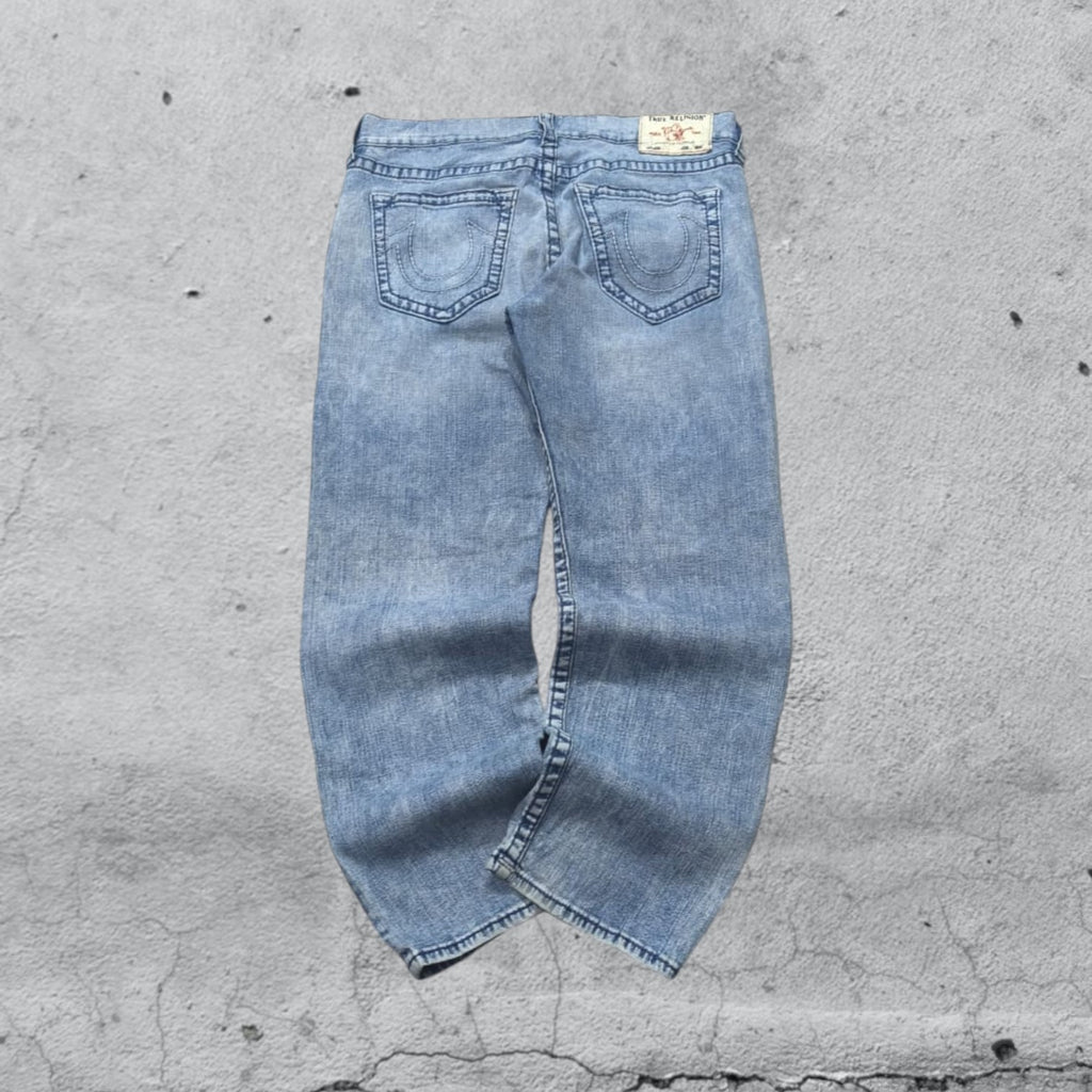 Denim Jeans True Religion Straight Fit Light Blue (L)