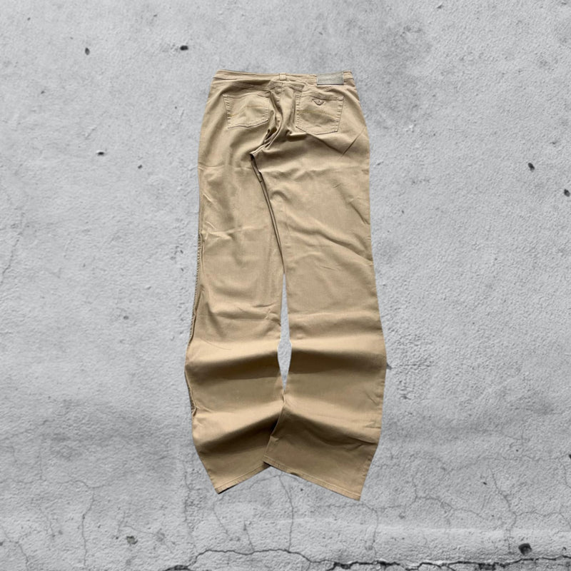 Denim Pants Straight Fit Armani Jeans Vintage Y2K 90s 00s American Style Hip-Hop (M)