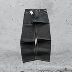 Denim Black Jeans Embroidered Enyce Baggy Fit (XL)