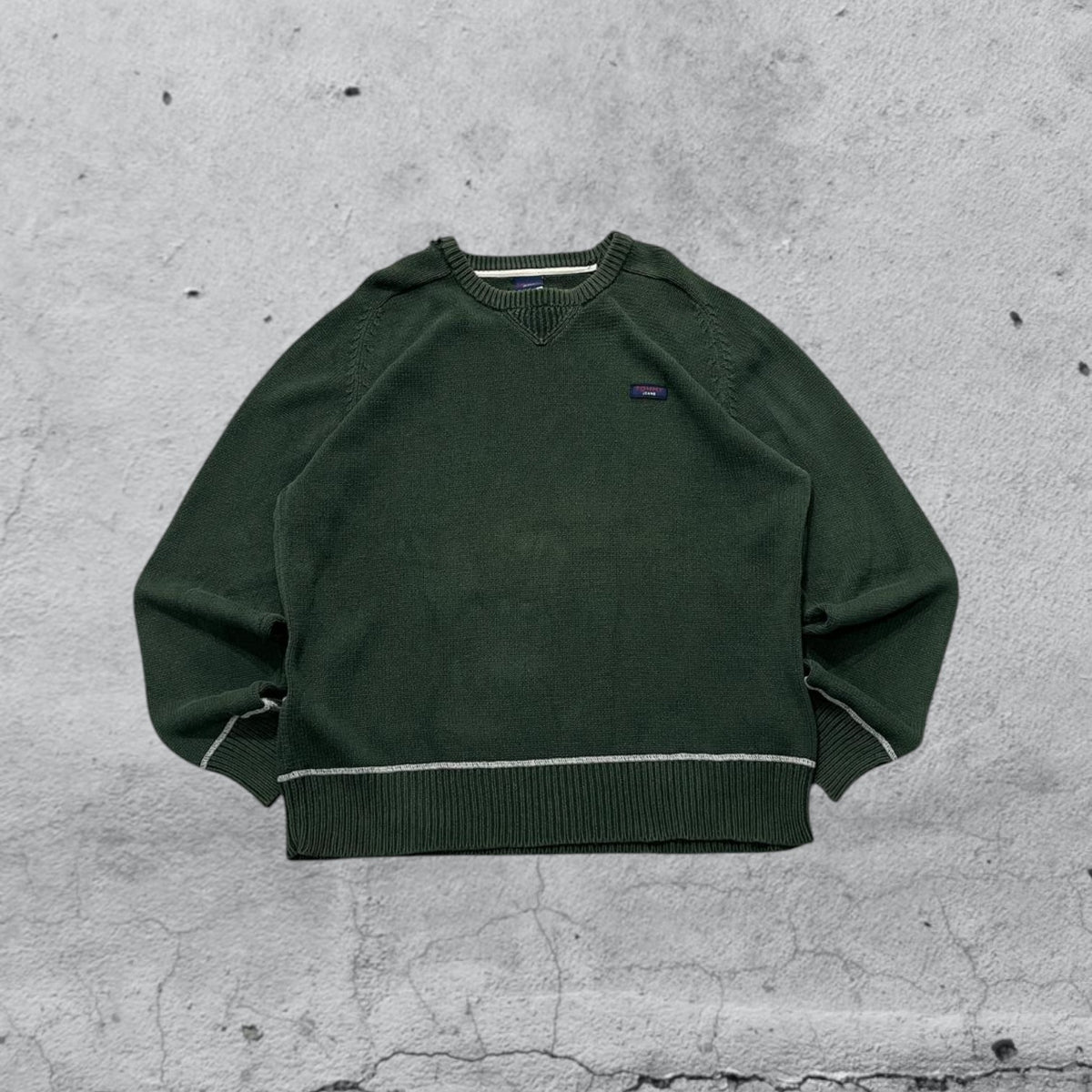 Maglioncino Tommy Hilfiger Streetwear Vintage Y2K 90s 00s American Style Hip-Hop (XL)