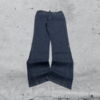 Denim Jeans Raw Baggy Fit  (S)