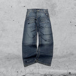 Denim Jeans Embroidered Particular Vintage Y2K 90s 00s American Style Hip-Hop (M)