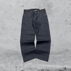 Raw Denim Jeans Evisu Cimosato Selvedge Made In Japan Straight Fit (L)