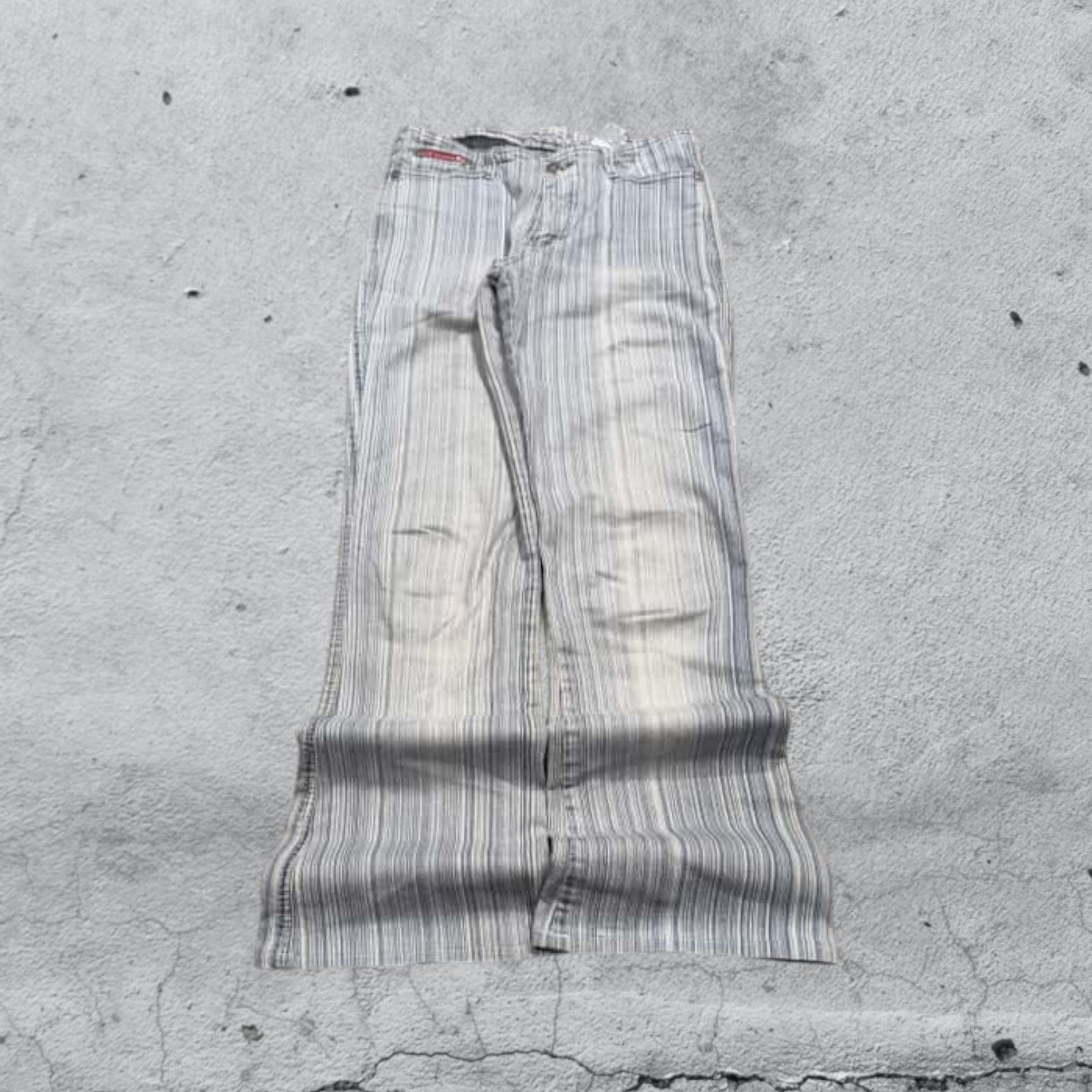 Denim Jeans Washed Baggy Fit  (XXS)