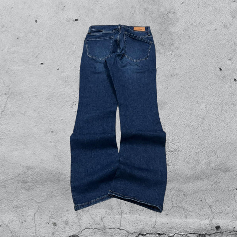 Denim Jeans Bootcut Vintage Y2K 90s 00s American Style Hip-Hop (XXS)