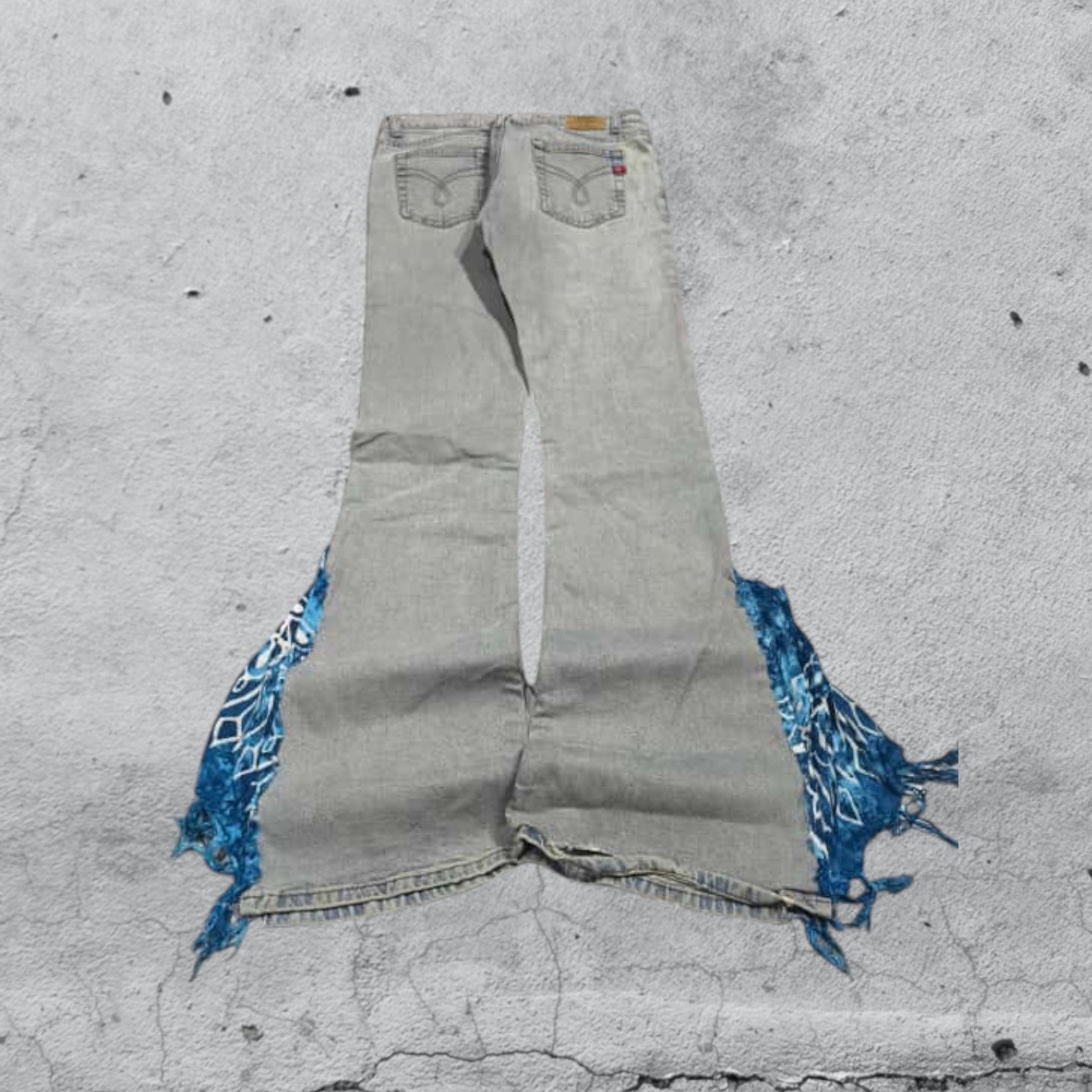 Denim Particular Flare Baggy Fit  (XS)