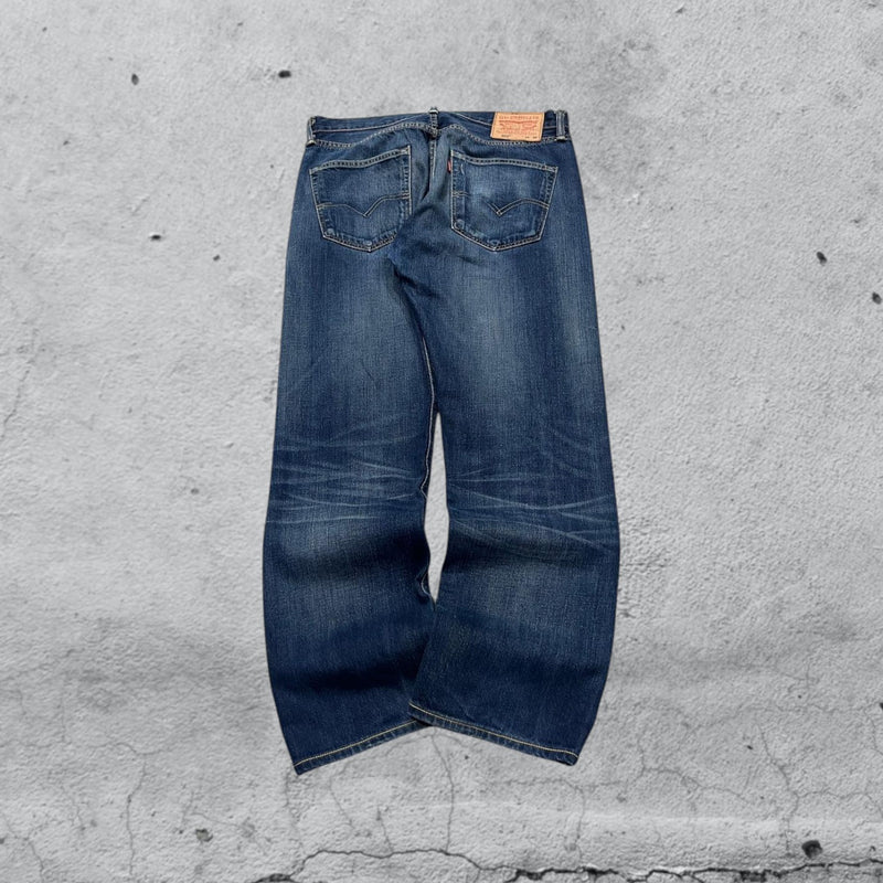 Denim Levis 501 Jeans Straight Fit Vintage Y2K 90s 00s American Style Hip-Hop (L)