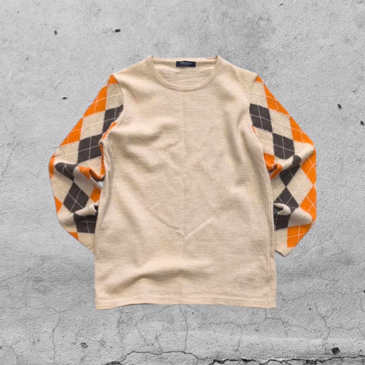 Maglione Burberry Quadri da Donna Vintage Y2K 90s 00s American Style Hip-Hop (S)