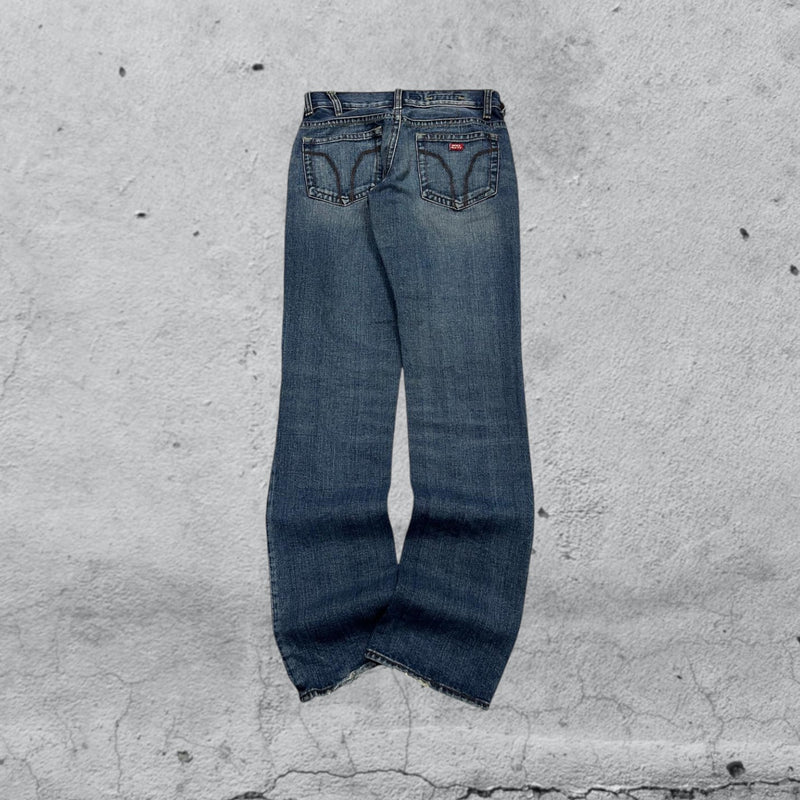 Denim Miss Sixty Low Waist Straight Fit Vintage Y2K 90s 00s American Style Hip-Hop (S)