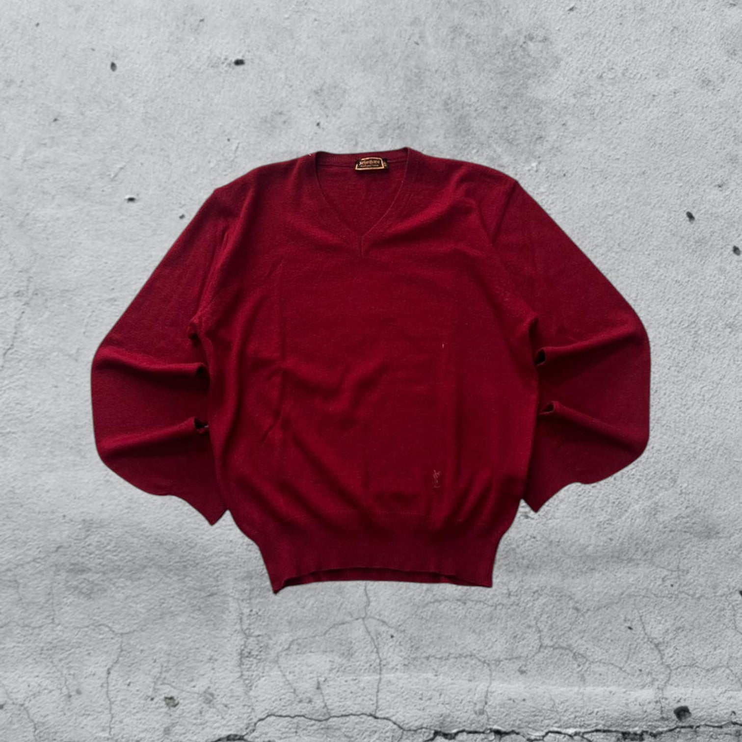 Maglioncino YSL Yves Saint Laurent Vintage Y2K 90s 00s American Style Hip-Hop (S)