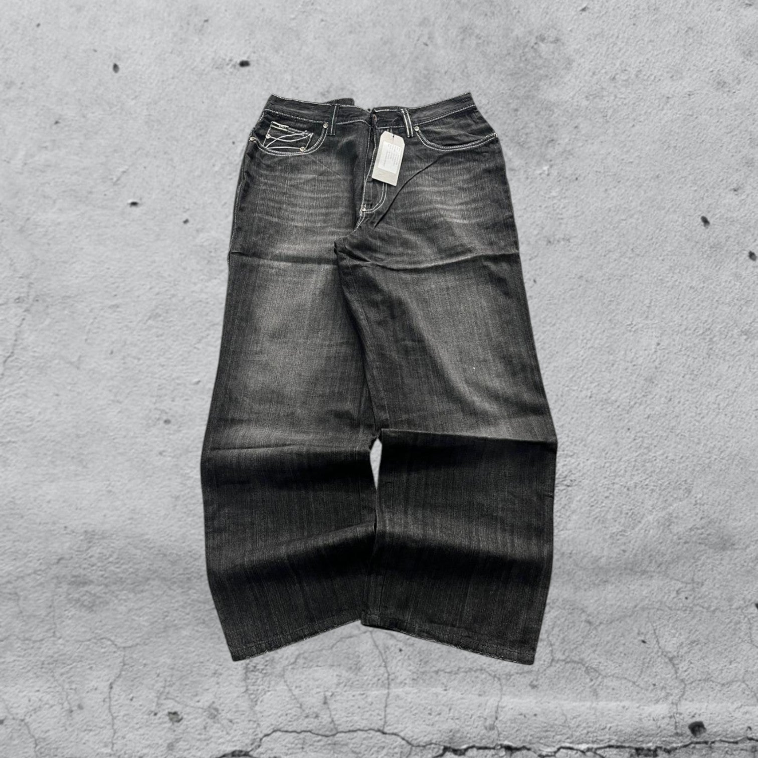 Denim Black Jeans Enyce Baggy Fit (XL)