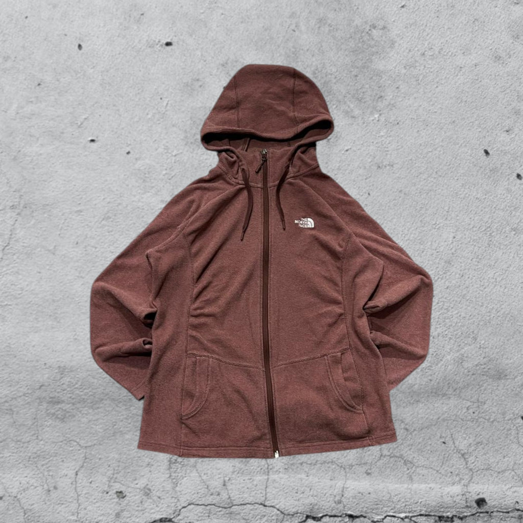 Felpa The North Face Rosa con Zip (L) Donna